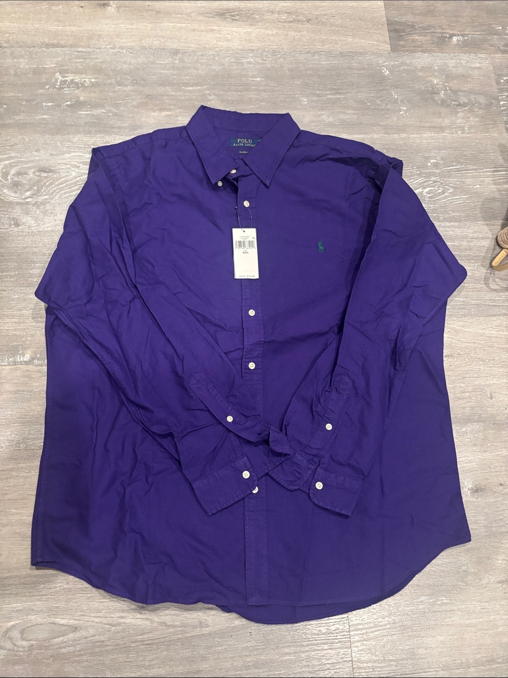 Polo by Ralph Lauren Men's Deep Purple Button-Down Shirt